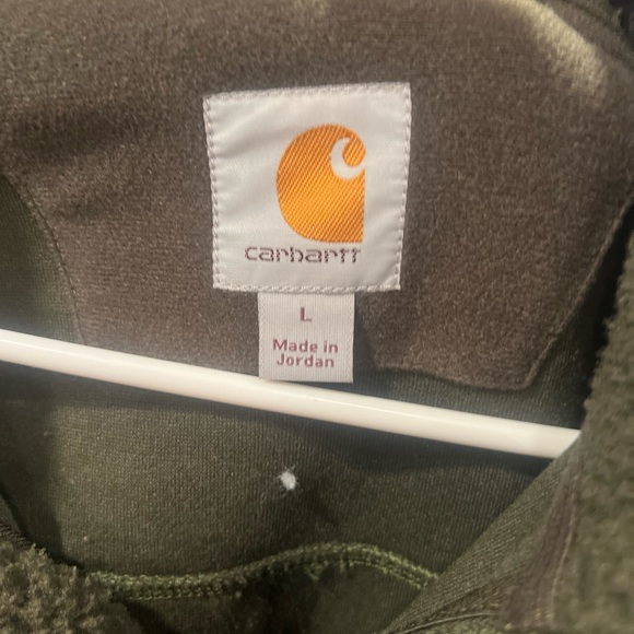 Carhartt zip up fleece size large in GUC - Picture 2 of 8